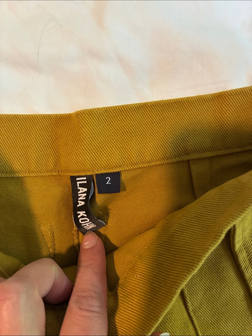 Ilana Kohn Olive Utility Chinos - Picture 4 of 6